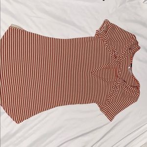 Free people striped shirt size small
